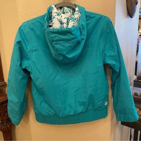 BILLABONG Caltyr Girls Teal Hoodie Ski Snowboard Jacket Size Medium - Picture 6 of 10
